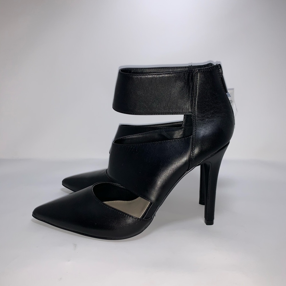 Jessica Simpson Black Leather Pumps Heels